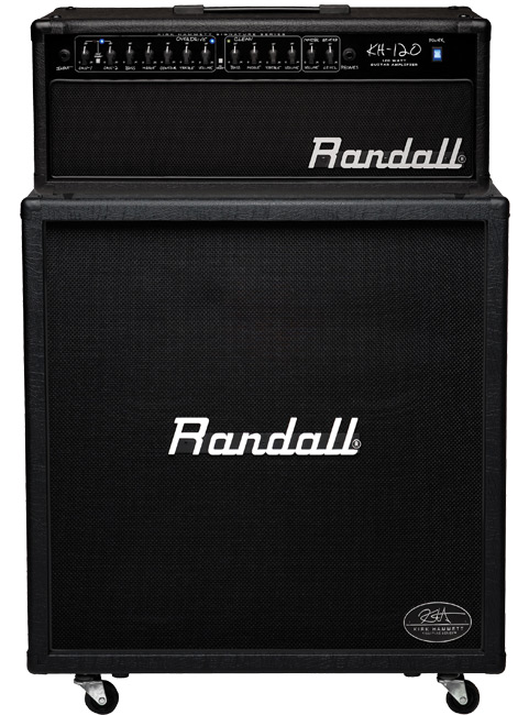 Black Randall Kirk Hammett Signature Series Guitar Half Stack