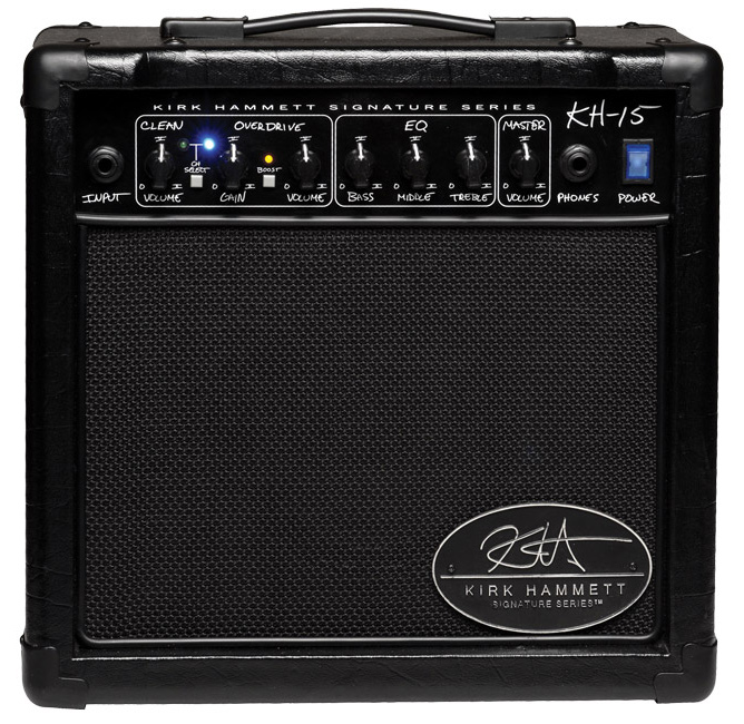 black Randall amplifier from Kirk Hammett Signature Series