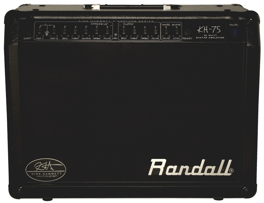 black Randall amplifier from Kirk Hammett Signature Series