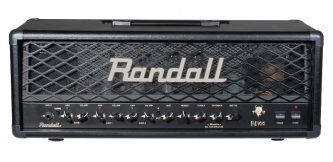 black Randall amplifier head