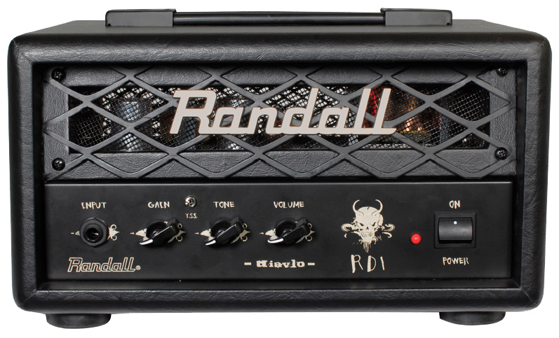 black Randall amplifier head