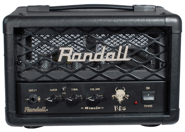 black Randall amplifier head